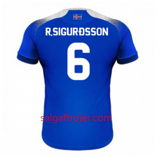 Island Fodboldtrøjer R.Sigurdsson 6 Hjemmebanesæt VM 2018 Island Fodboldtrøjer R.Sigurdsson 6 Hjemmebanesæt VM 2018